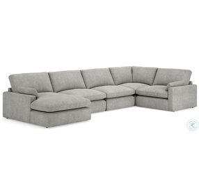Sophie Gray 5 Piece Sectional with LAF Chaise
