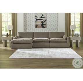Sophie Cocoa 3 Piece LAF Sectional
