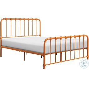 Bethany Orange Queen Metal Bed In A Box