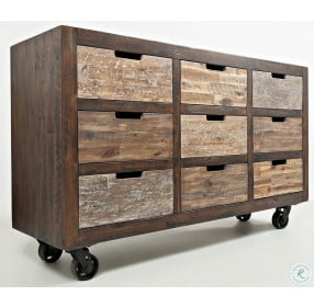 Painted Canyon Distressed Brown Accent Chest