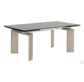 Jett Natural Gray Extendable Dining Table
