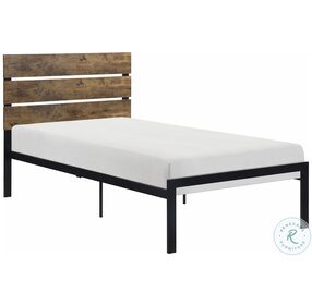 Marshall Brown And Black Twin Platform Bed
