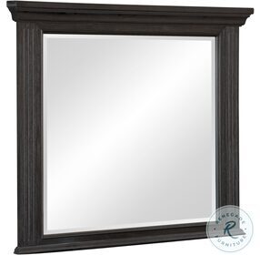 Bolingbrook Wire Brushed Charcoal Mirror