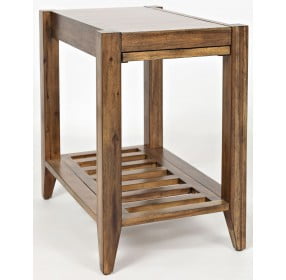 Beacon Street Brown Chairside Table
