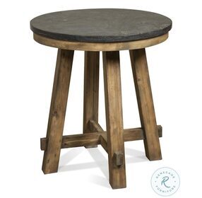 Weatherford Bluestone Round End Table