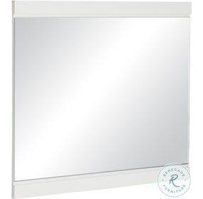 Kerren White High Gloss Mirror