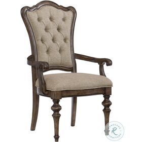 Heath Court Brown Oak Arm Chair Set Of 2