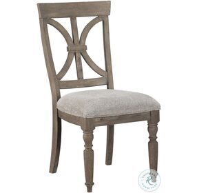 Cardano Driftwood Light Brown Side Chair Set Of 2