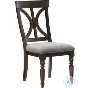 Cardano Driftwood Charcoal Side Chair Set Of 2