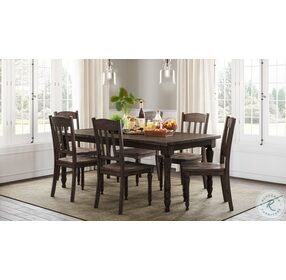Madison County Barnwood Brown 18" Extendable Dining Room Set