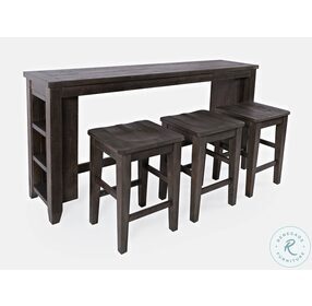 Madison County Barnwood Brown Counter Height Dining Set