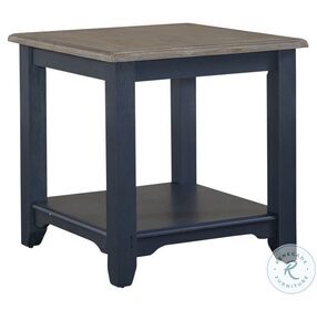 Summerville Navy End Table