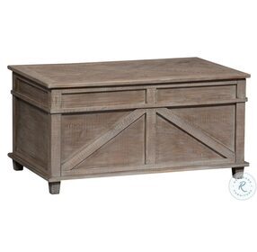 Parkland Falls Weathered Taupe Storage Trunk
