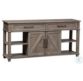Parkland Falls Weathered Taupe Sofa Table