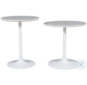 Global Archive White Nesting Tables