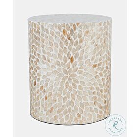 Global Archive Sand Small Accent Table