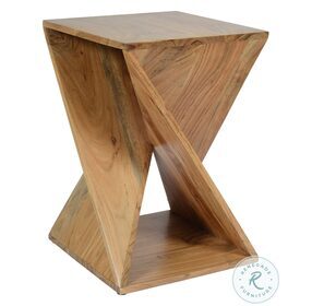 Global Archive Natural Jasper Accent Table