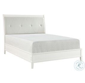 Cotterill Antique White Cal. King Panel Bed