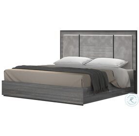 Blade Premium Moon Grey Queen Panel Bed