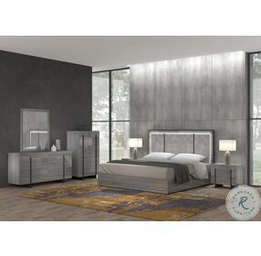 Blade Premium Moon Grey Panel Bedroom Set