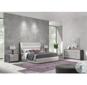 Stone Age Premium Light Grigio Panel Bedroom Set
