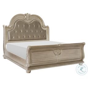 Cavalier Silver Cal King Panel Bed