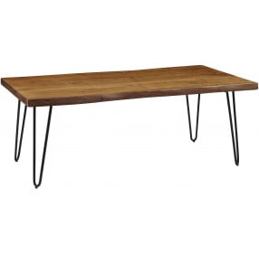 Natures Edge Rich Brown Cocktail Table