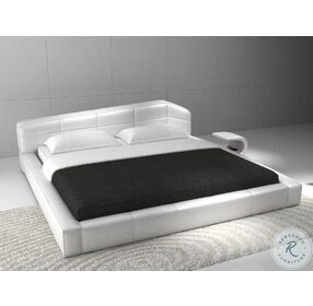 Dream White King Platform Bed
