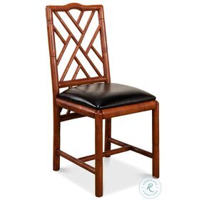 Brighton Brown Bamboo Side Chair Set Of 2