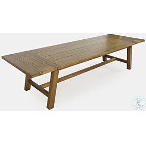 Telluride Gold Trestle Extendable Dining Table