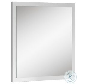 Luxuria White Lacquer Mirror