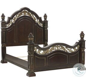 Catalonia Cherry Queen Poster Bed