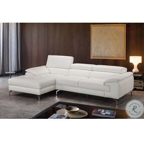 Alice White Premium Leather LAF Sectional