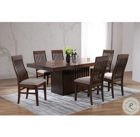 Briarwood Mango Oak Rectangular Extendable Dining Room Set