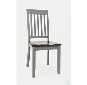 Decatur Lane Autumn Brown And Grey Dining Chair Set Of 2