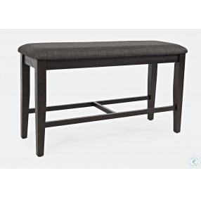 American Rustics Upholstered Counter Height Bench