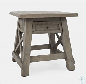 Outer Banks Driftwood Power End Table