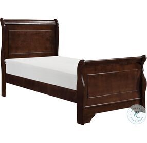 Abbeville Cherry Twin Sleigh Bed