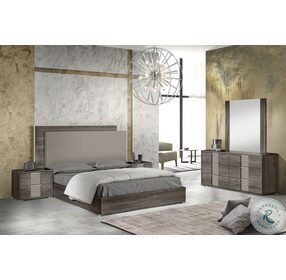 Portofino Canyon Oak Lacquer Platform Bedroom Set