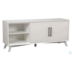 Tranquility White TV Console