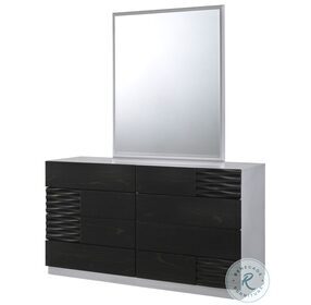 Tribeca Black and Grey Dresser with Mirror
