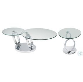 Chicago Chrome Occasional Table Set