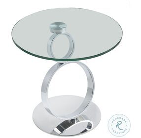 Chicago Chrome End Table