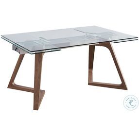 Class Walnut Extendable Dining Table