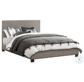 Chasin Grey Fabric Cal. King Upholstered Platform Bed