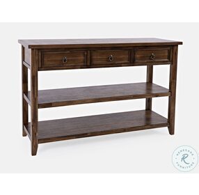 Bakersfield Wire Brush Brown Sofa Table