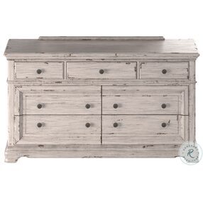 Providence Antique White 7 Drawer Dresser