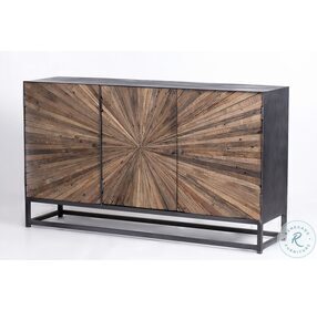 Astral Plains Natural 3 Door Accent Cabinet