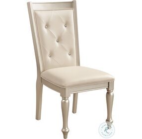 Celandine Silver And Off White Side Chair Set of 2