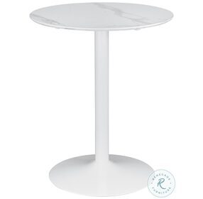 Arkell White Round Counter Height Dining Table